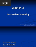 Persuasive Speaking