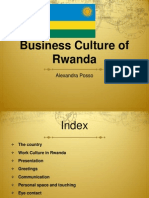 Business Culture of Rwanda: Alexandra Posso