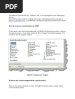 Figure 1:-Crystal Report Template