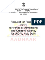 RFP Hiring of Advertising and Creative Agency 01072014