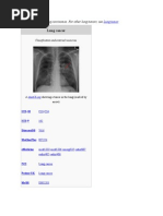 Lung Cancer: This Article Is About Lung Carcinomas. For Other Lung Tumors, See