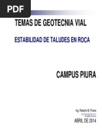 Estabilidad de Taludes en Rocas Geot Vial 14