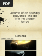 Analysis of An Opening Sequence-The Girl With The Dragon Tattoo