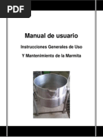 Manual de Usuario Marmita