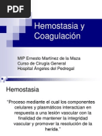 Hemostasia y Coagulación