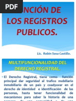 Función de Los Registros Publicos