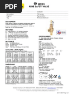 Series Asme Safety Valve: Description