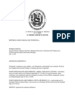 TSJ Sentencia El Concepto de Probidad en La Ley Del Trabajo