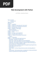 Web Development With Python and Flask