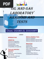 Oil and Gas Analysis