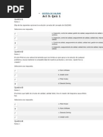 Gestion de Calidad Quiz 1