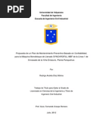 Plan de Mantenimiento Basado en Confiabilidad para La Viña Errazuriz