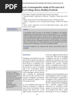 Dentigerous Cyst: A Retrospective Study of 20 Cases in S. S. Medical College Rewa, Madhya Pradesh