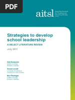 Strategies To Develop School Leadership