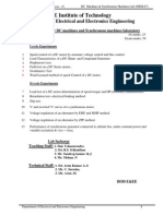 DC Machines Lab Manual