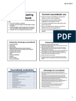 Using and Adapting The Course