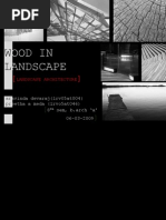 Ood in Andscape: Landscape Architecture