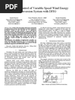 Wind Energy Research Paper