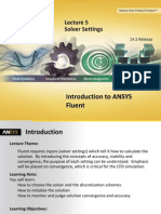 Fluent-Intro 14.5 L05 SolverSettings