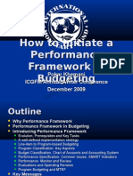 How To Initiate A Performance Framework in Budgeting