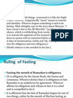 Fasting Chapter C