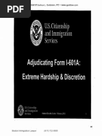 I-601A Waiver USCIS Training Materials