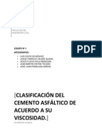 Clasificación Del Cemento Asfáltico