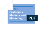 Customers, Markets, and Marketing: Part One