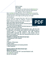 Bifunctional Reactive Dyes