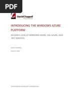 Introducing The Windows Azure Platform