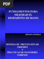 Fundamentos para Mejorar El Desempeño Humano Repaso General