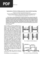 Optimization of Friction Welding Parameters Using Simulated Annealing