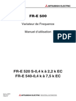 FR - E - 500 Variateur de Fréquence