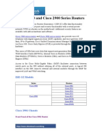Cisco 3900 and Cisco 2900 Series Routers
