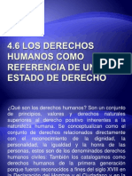 Los Derechos Humanos Como Referencia de Un Estado de Derecho