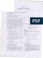 Valuation of Securities