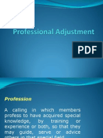 Professional Adjustment