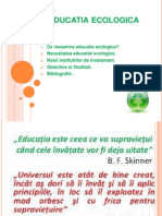 Educatia Ecologica