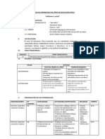 II Unidad de Aprendizaje Del Área de Educación Física-Primer Grado