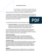 Contaminación Del Suelo Por Causas Agricolas