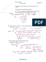 Differential Equations Midterm 1 v1 Solutions