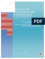 Manual Investigación Patrimonial MPF 2011