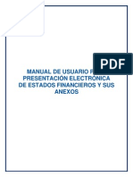 Manual de Usuario para Recepcion de Estados Financieros - Con Firma Electronica