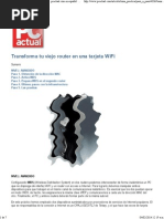 Transforma Tu Viejo Router en Una Tarjeta WiFi Pcactual - Com en Español Paso A Paso Hardware