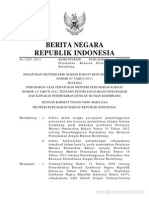 49 - Permenpera No 7 Tahun 2013 Perubahan Atas Peraturan Menteri Perumahan Rakyat Nomor 10 Tahun 2012 TTG Penyelenggaraan Perumahan& Kawasan Permukiman DGN Hunian Berimbang