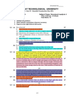 Gujarat Technological University: Subject Code: 130604 Subject Name: Structural Analysis-1