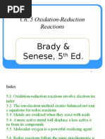 Ch. 5 Oxidation-Reduction Reactions: Brady & Senese, 5 Ed