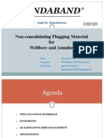 Non-Consolidating Plugging Material For Wellbore and Annulus