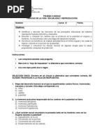 6° - Prueba II UNIDAD: Aparatos Reproductores