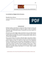 SLa Sociedad en El Egipto de Los Faraones. Benedicto Cuervo Álvarez Sociedad Egipcia